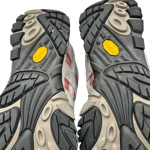 Merrell Men's Charcoal Gray Moab 2 Ventilator Hiking Shoes Size 8 - Picture 9 of 11